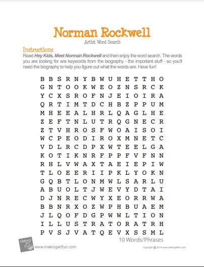 These Norman Rockwell Art Projects for Kids are perfect to celebrate the all-American painter and illustrator, & remind us of simpler, happier times!