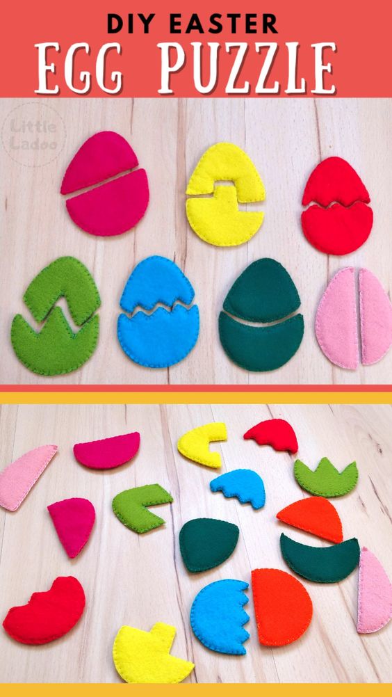 These Fun and Easy DIY Puzzles for Kids are perfect for keeping the little ones occupied - both making the puzzles and playing with them!