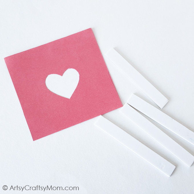 This gorgeous 3D Layered Heart Papercraft is a great Valentine's Day craft for kids - and the kid-at-heart! Perfect for a classroom V-Day project!