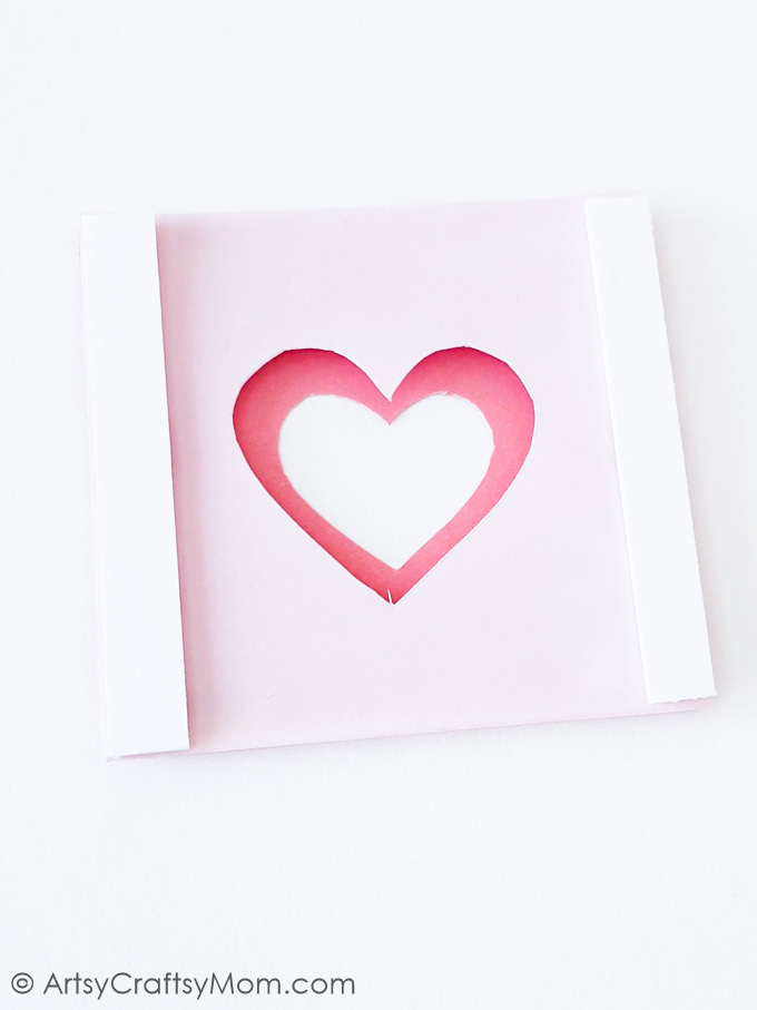 This gorgeous 3D Layered Heart Papercraft is a great Valentine's Day craft for kids - and the kid-at-heart! Perfect for a classroom V-Day project!
