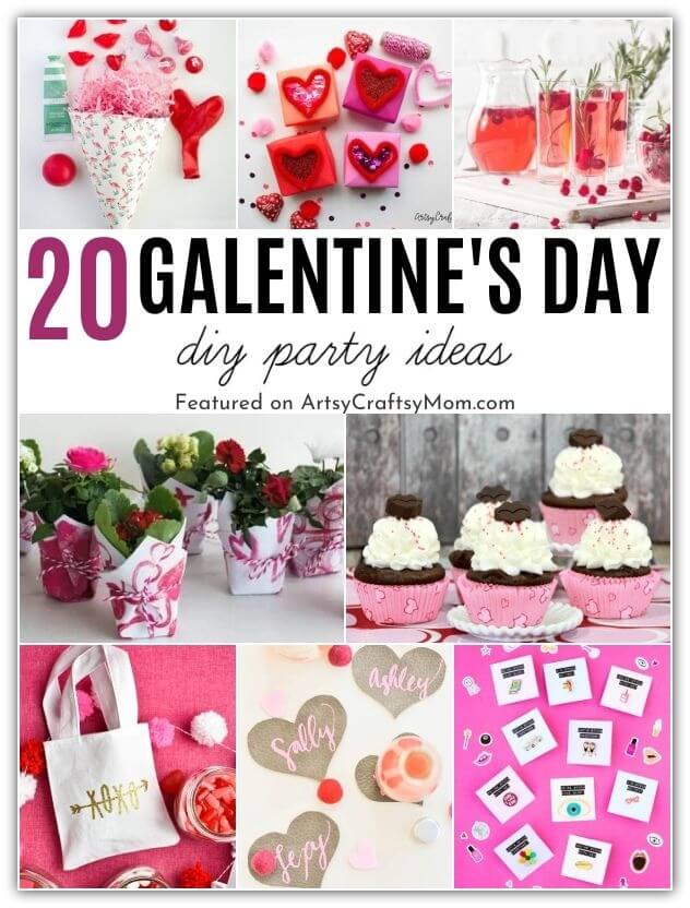 20 Gorgeous DIY Galentine's Day Party Ideas 23 These DIY Galentine's Day party ideas are just what you need to throw your BFFs a fun bash! From decor to food to gifts, there's a lot to make & do!
