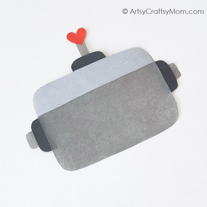 This Paper Bag Love Robot Craft for Kids is the cutest little project to make this Valentine's Day! Perfect for a classroom Valentine celebration!