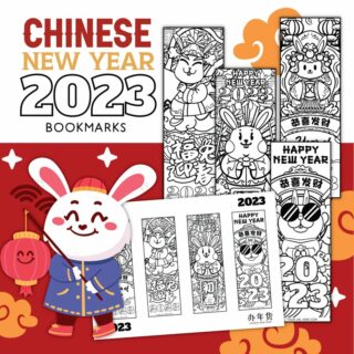 Lunar New year Bookmarks