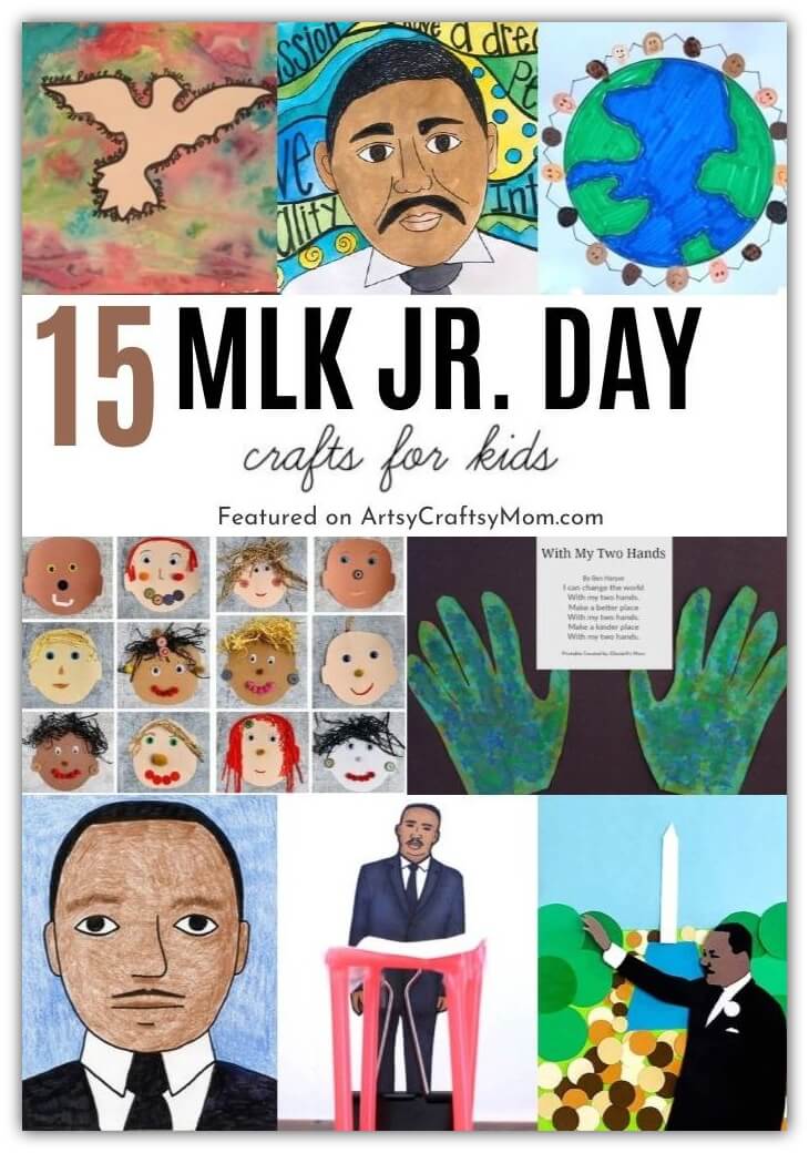 Here are 15 MLK Jr. Day activities for kids to help us remember the great man, the dream he shared and the lessons he taught us.