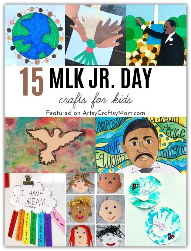 Here are 15 MLK Jr. Day activities for kids to help us remember the great man, the dream he shared and the lessons he taught us.