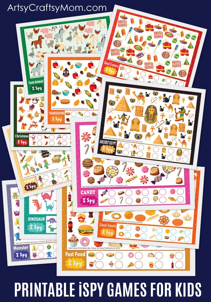 Nothing can beat these printable ISpy games when it comes to keeping kids busy! Whether it's Christmas, Diwali, or New Year's - we've got it all!