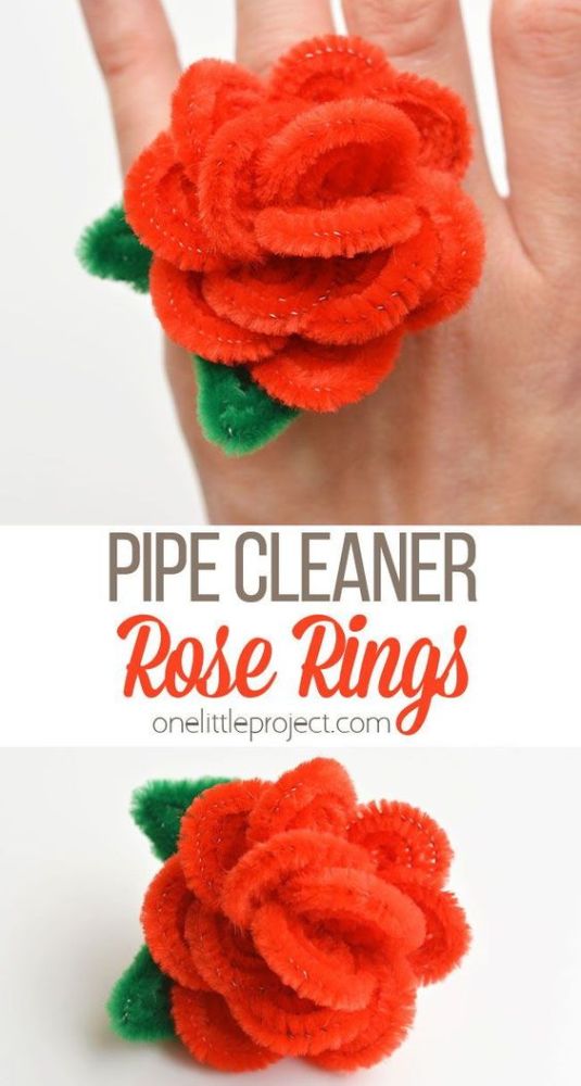 15 Gorgeous Rose Crafts for Valentine's Day 10 These Gorgeous Rose Crafts are just what you need to celebrate Rose Day & Valentine's Day! Learn how to make roses out of just about anything!