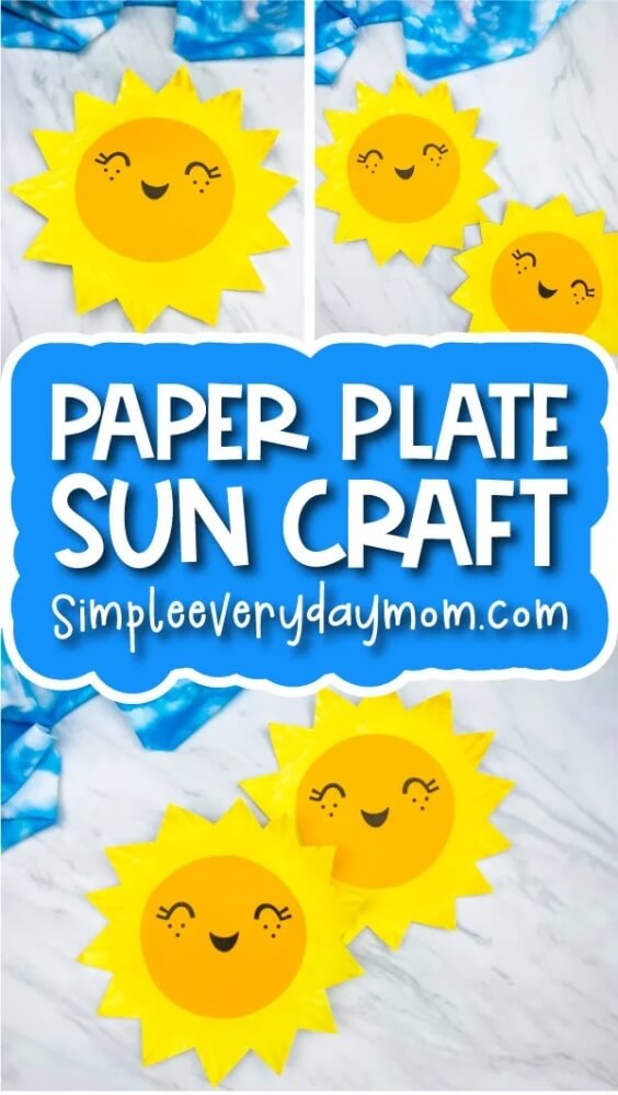 20 Splendid Sun Crafts for Kids 11 Here are 20 easy and fun sun crafts for kids - perfect to celebrate Solar Appreciation Day on 10th March, or for the Summer Solstice in June!