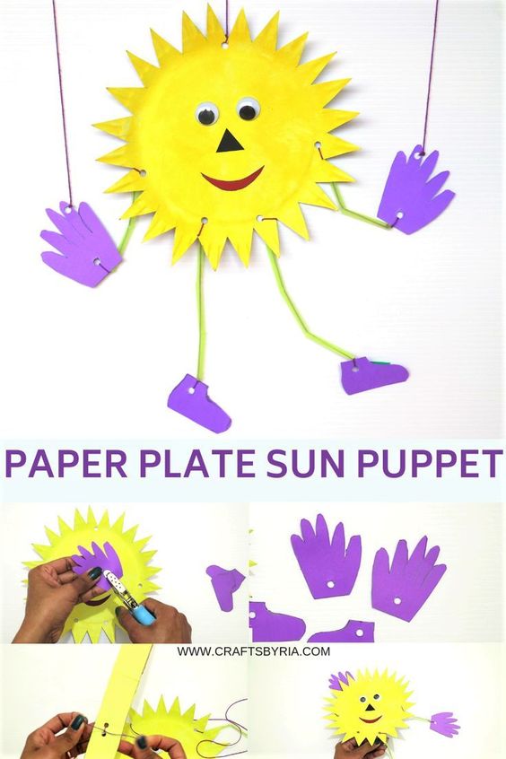 20 Splendid Sun Crafts for Kids 19 Here are 20 easy and fun sun crafts for kids - perfect to celebrate Solar Appreciation Day on 10th March, or for the Summer Solstice in June!