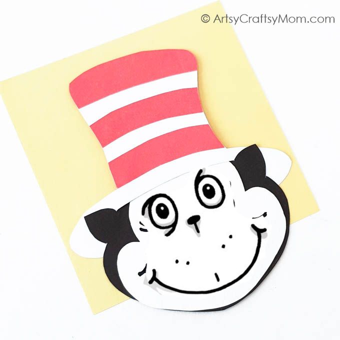 This Paper Bag Cat in the Hat is an easy, fun craft for little kids who have just been introduced into the wonderful, whacky world of Dr. Seuss!