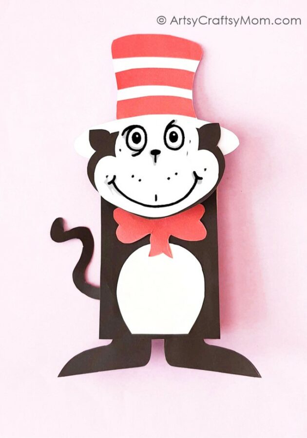 Cat in The Hat Paperbag Craft FT