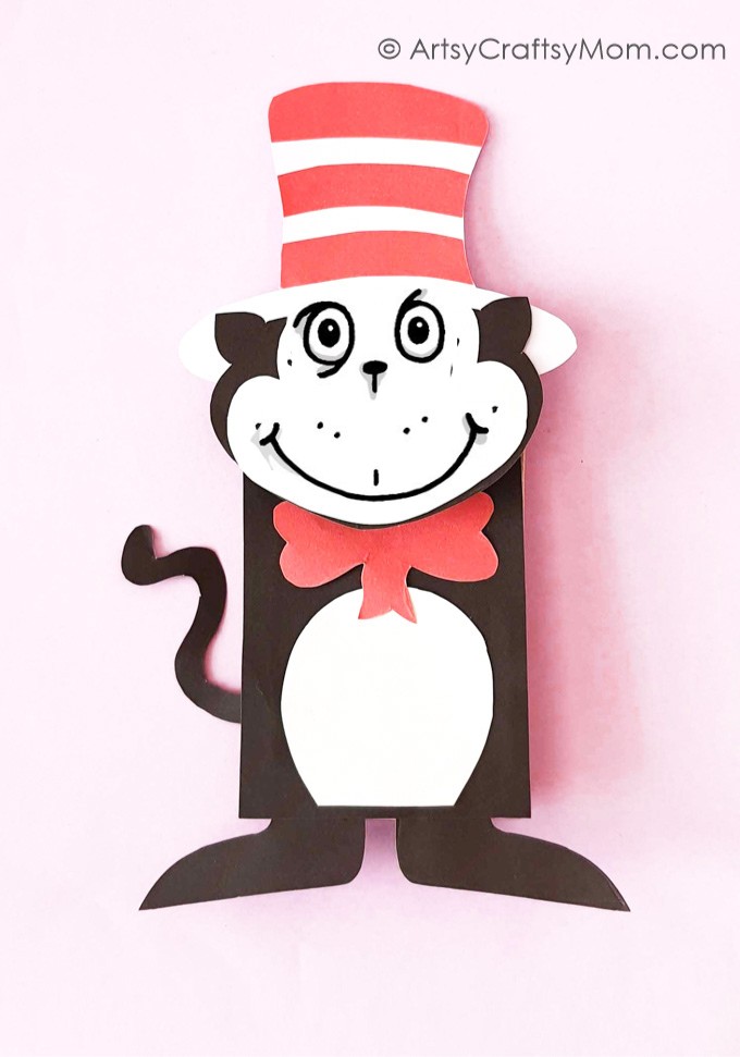 Cat in The Hat Paperbag Craft FT