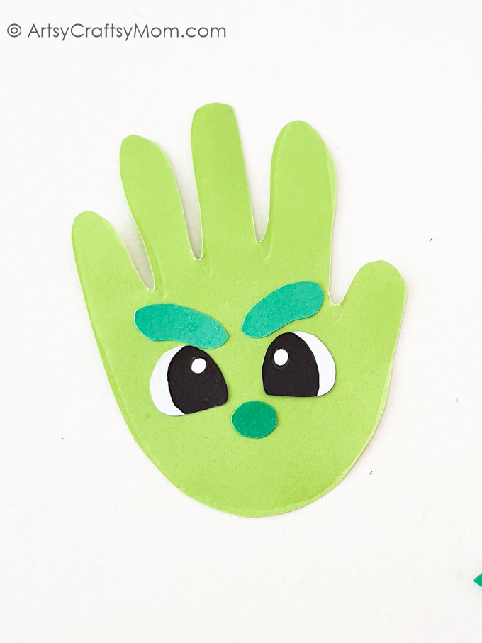 Dr. Seuss Handprint Grinch Craft 8 Don't let this handprint Grinch craft stop you from smiling! Enjoy making this easy craft as you re-read your favorite Dr. Seuss classics!
