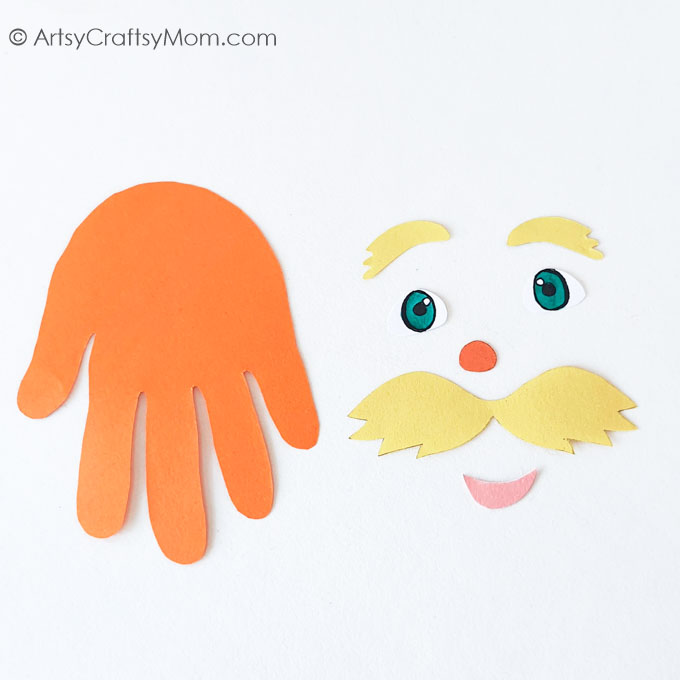 This handprint Lorax craft reminds us that unless you care a whole awful lot, nothing's going to get better. Fun craft with a great message!