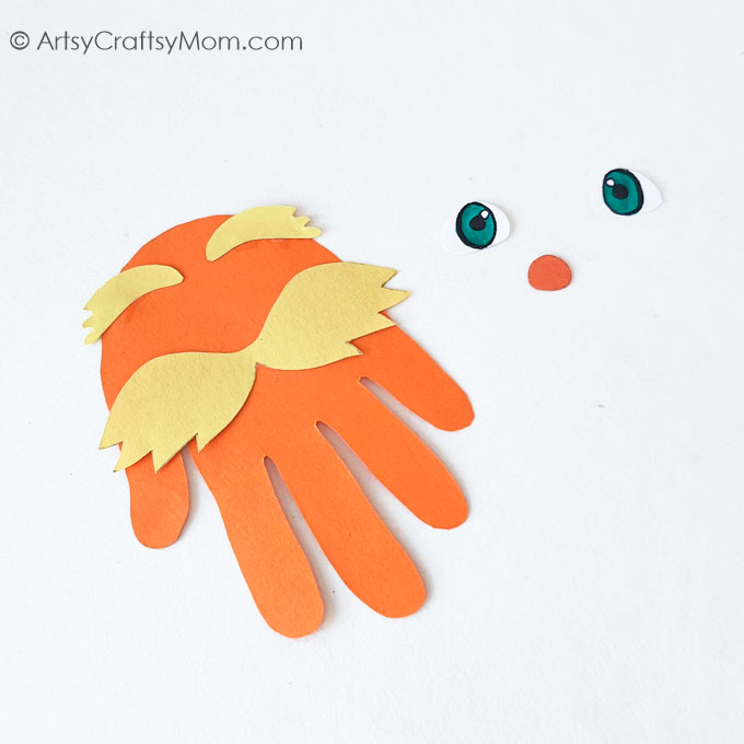This handprint Lorax craft reminds us that unless you care a whole awful lot, nothing's going to get better. Fun craft with a great message!