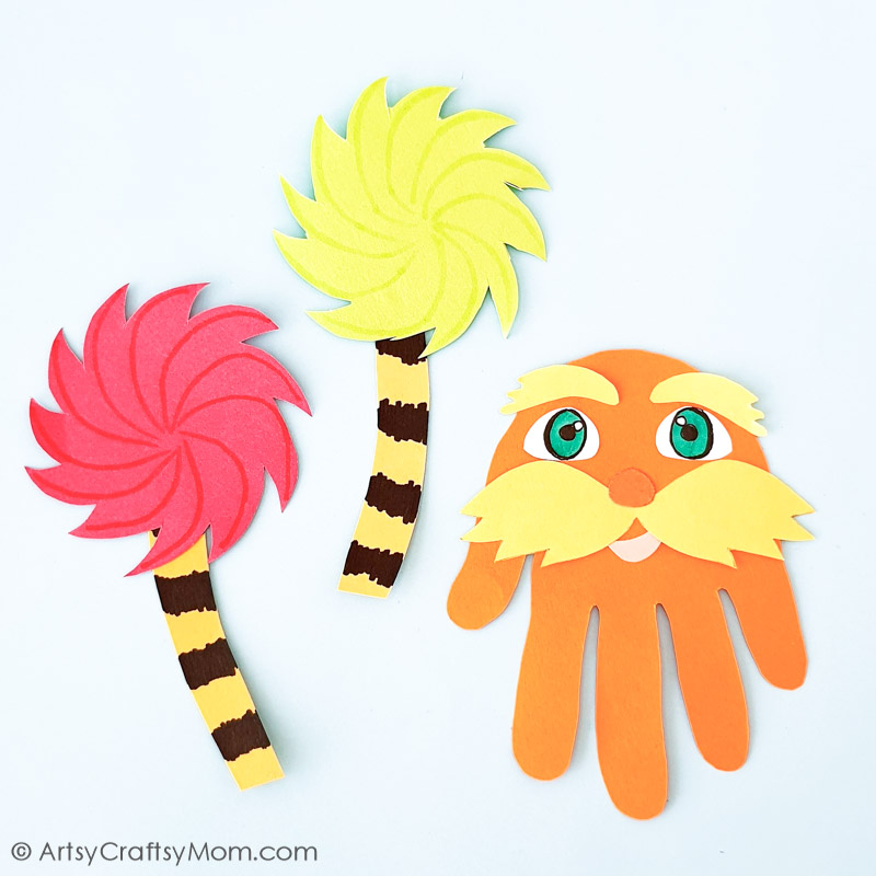 This handprint Lorax craft reminds us that unless you care a whole awful lot, nothing's going to get better. Fun craft with a great message!
