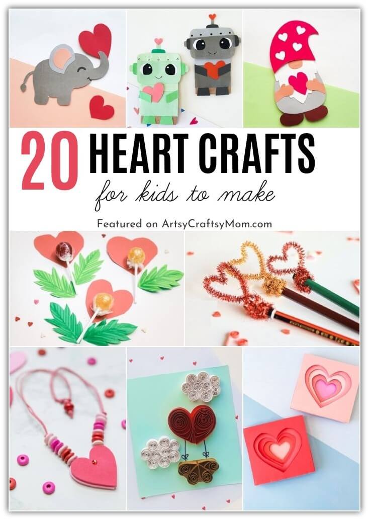 We're all set with Beautiful Heart Crafts to celebrate Valentine's Day in style! Whatever your child's age, you're sure to find the perfect craft here!