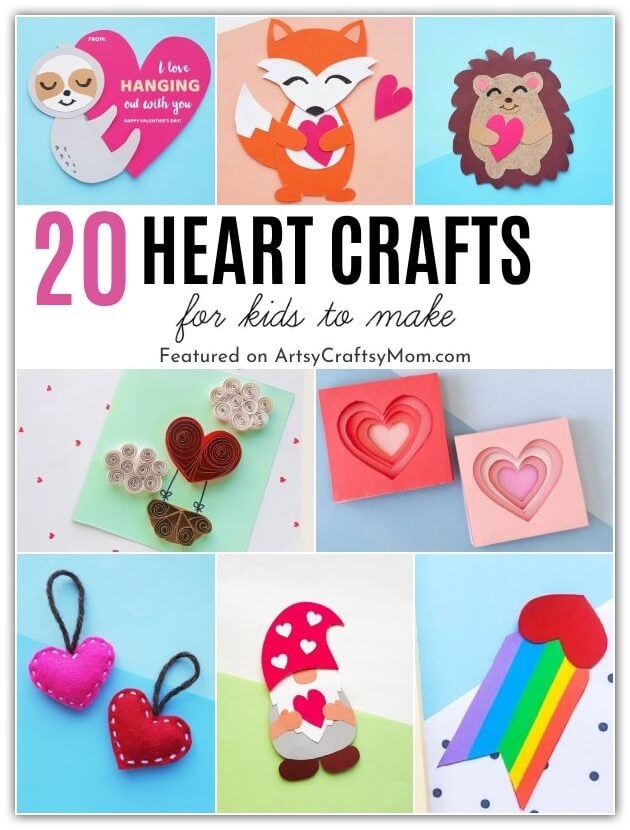 We're all set with Beautiful Heart Crafts to celebrate Valentine's Day in style! Whatever your child's age, you're sure to find the perfect craft here!