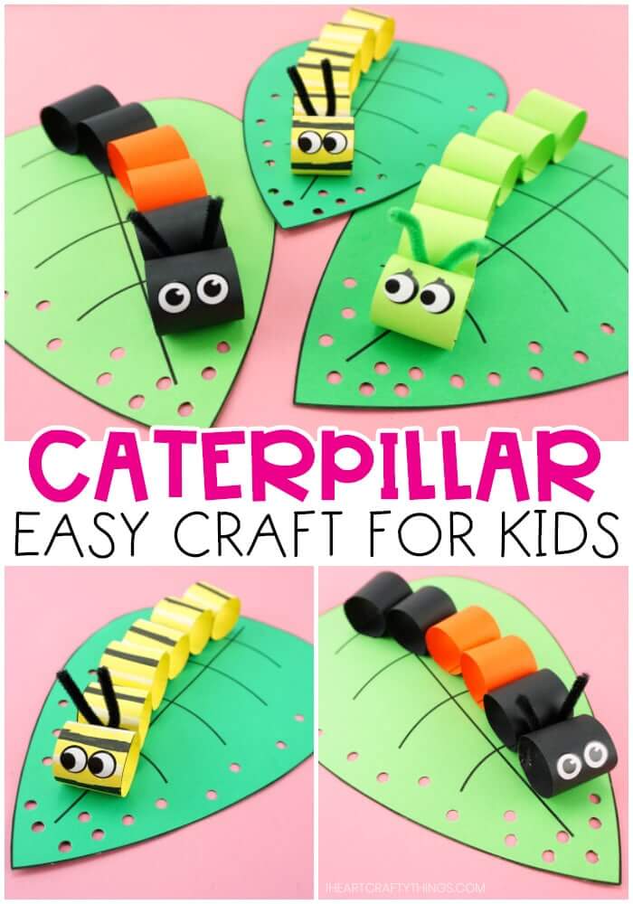 We've got some cute Caterpillar Crafts for Kids to welcome spring! Perfect to go with The Very Hungry Caterpillar book & the Hungry Caterpillar Day!
