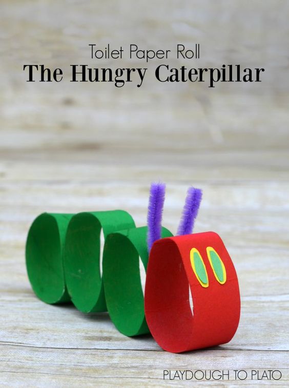 We've got some cute Caterpillar Crafts for Kids to welcome spring! Perfect to go with The Very Hungry Caterpillar book & the Hungry Caterpillar Day!