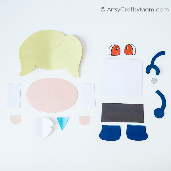 paper bag doctor puppet