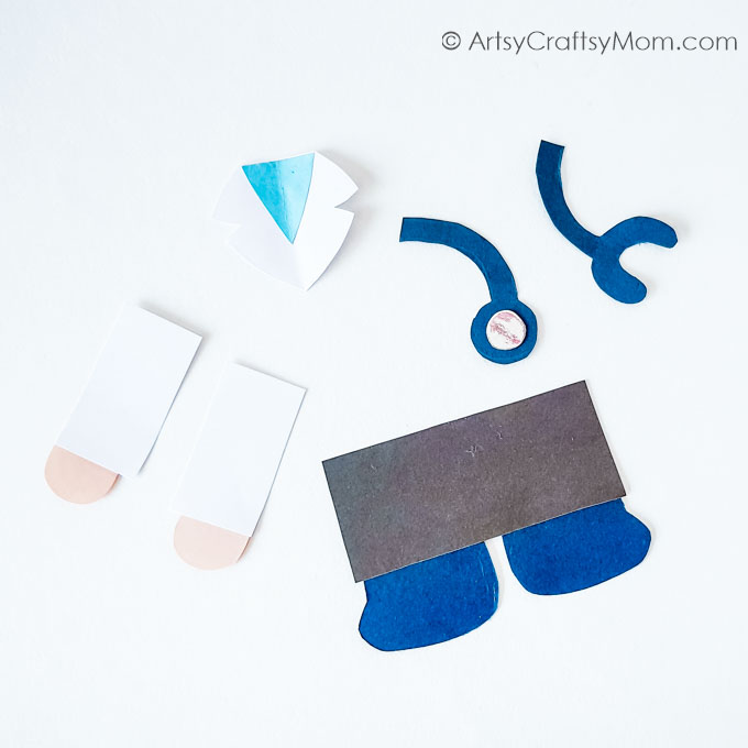 Here's a fun Paper Bag Doctor Puppet Craft that you can use to put up a puppet show that features brave health workers - perfect for Doctor's Day!