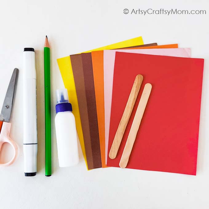 This DIY Papercraft Insect Puppets Craft for Kids is the perfect spring craft for kids! Use it as a bookmark or use them in your own puppet show!