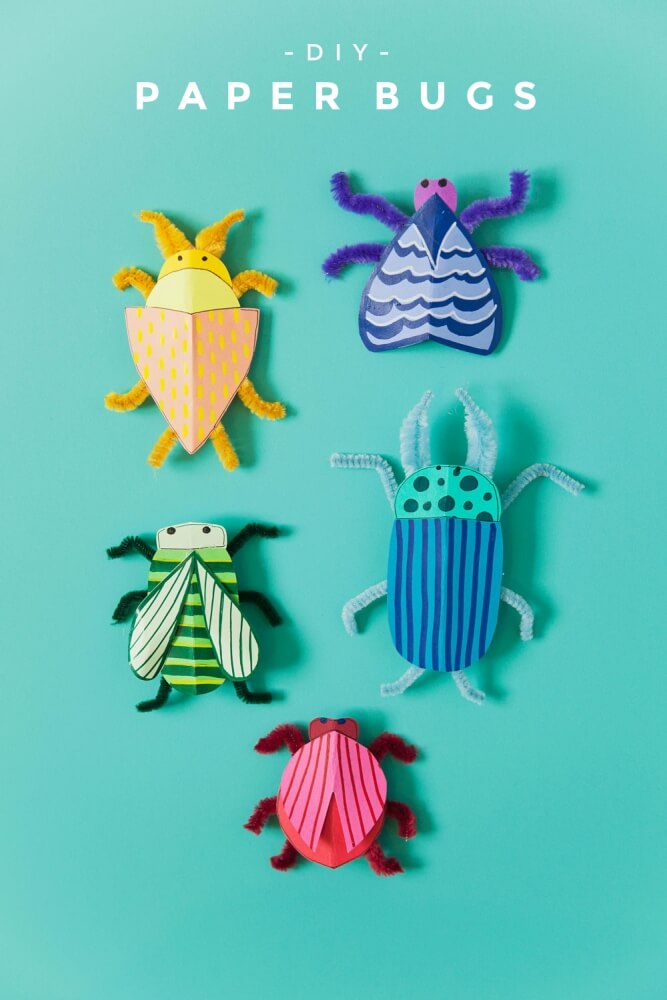 We've got a bunch of Interesting Insect Crafts for Kids to keep you occupied all summer! Have fun with ladybugs, caterpillars, ants and more!