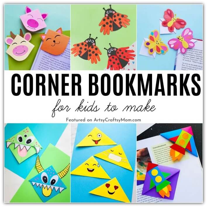 25 Cute and Creative Corner Bookmarks for Kids 27 These cute Corner Bookmarks for Kids will ensure kids stay interested in their reading. There's something for every holiday and season!