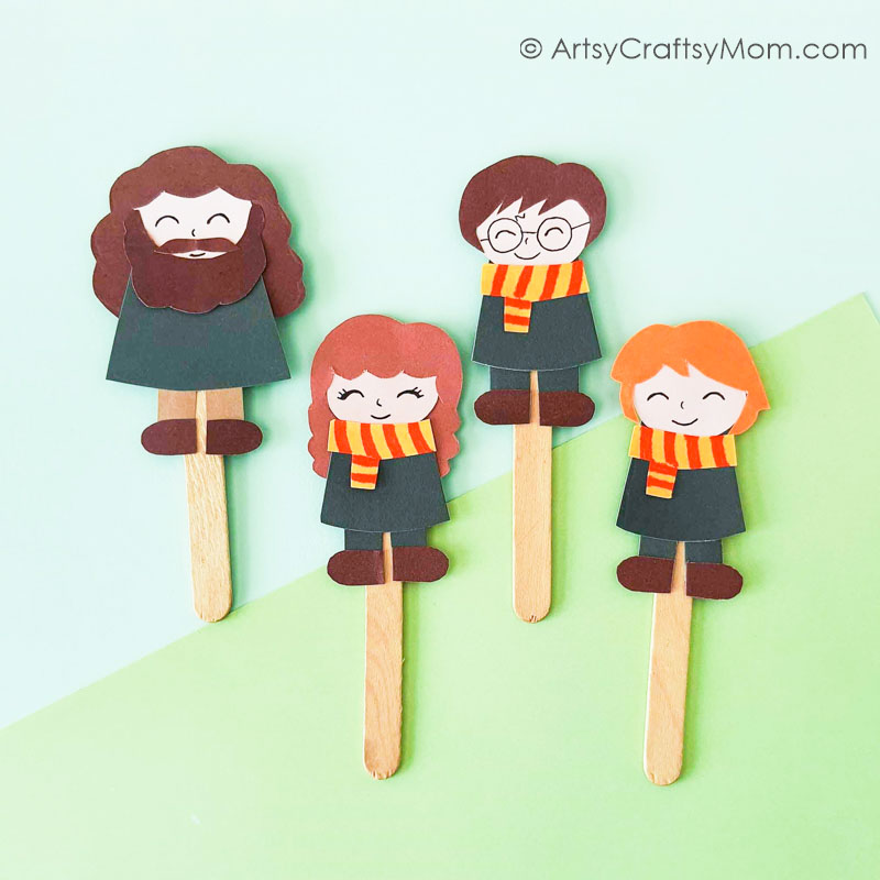 These cute Craft Stick Harry Potter Bookmarks are perfect for fans of the series! Go ahead and make a bookmark based on your favorite character!