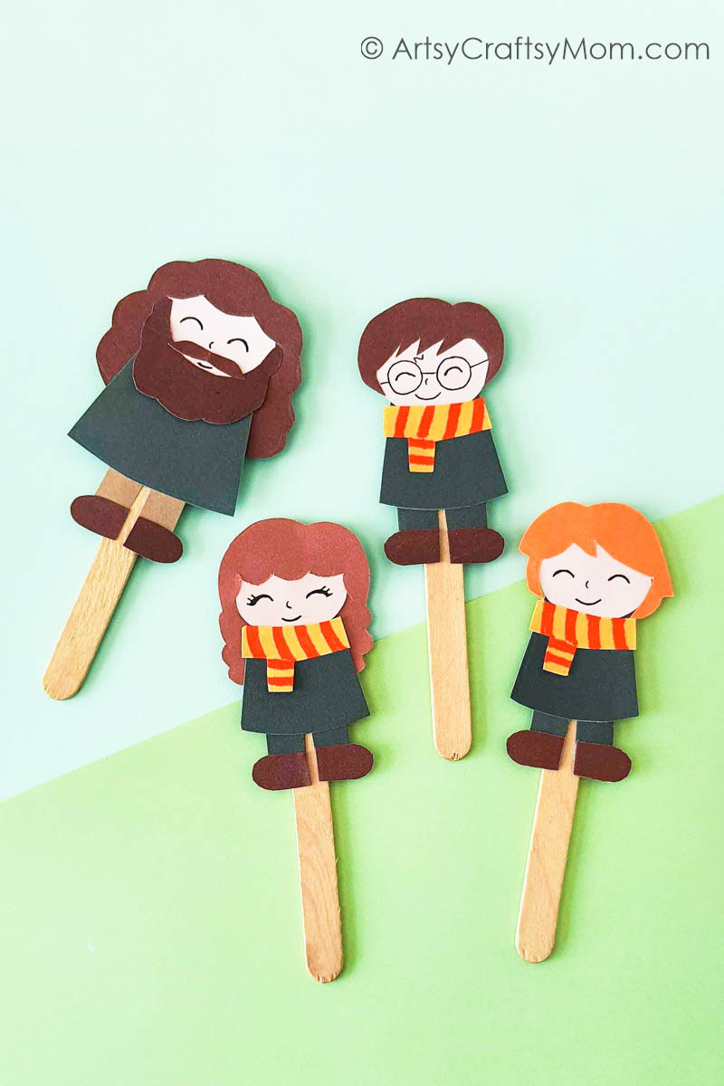 These cute Craft Stick Harry Potter Bookmarks are perfect for fans of the series! Go ahead and make a bookmark based on your favorite character!
