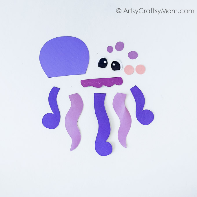 Cute and Easy DIY Paper Octopus Bookmark for Kids 4 paper octopus bookmark