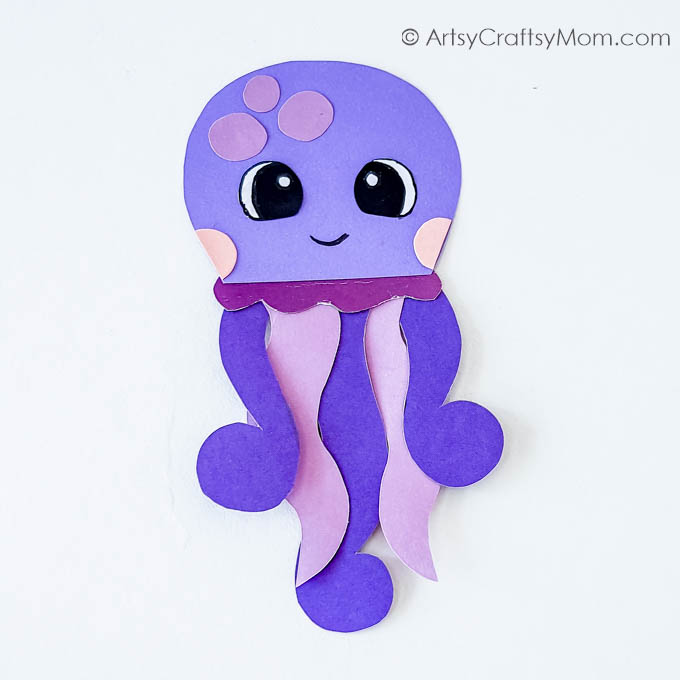 Cute and Easy DIY Paper Octopus Bookmark for Kids 7 Here's a cute little paper octopus bookmark that'll prove to be a cheerful and appropriate companion for your little one's summer reading!