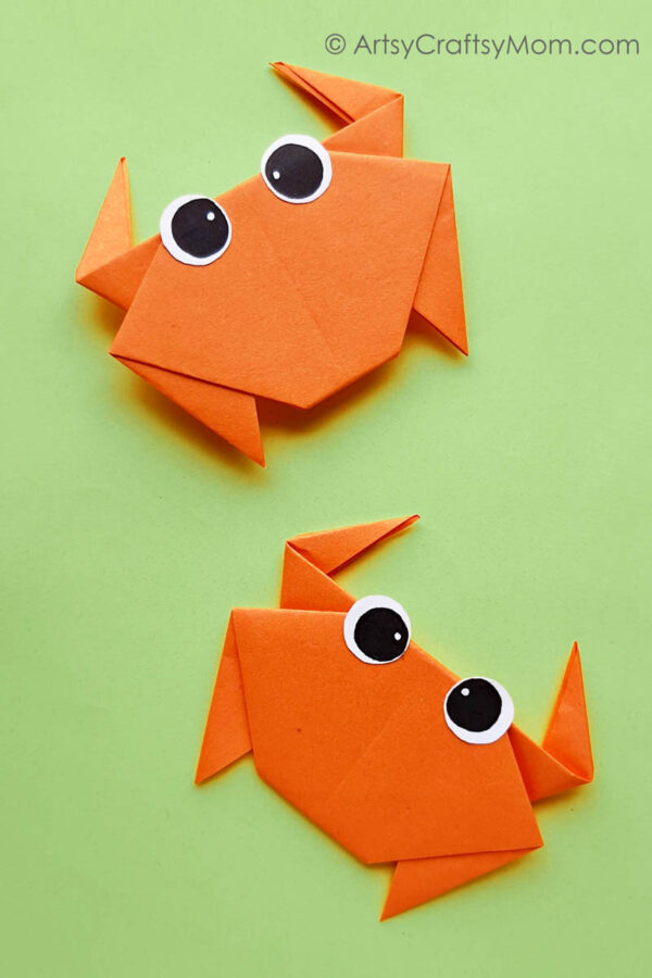 Origami Crab Pin 1