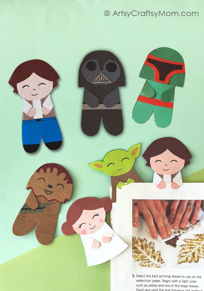 20 Star Wars Crafts and Activities for Kids 2 Star Wars Bookmarks FT 1