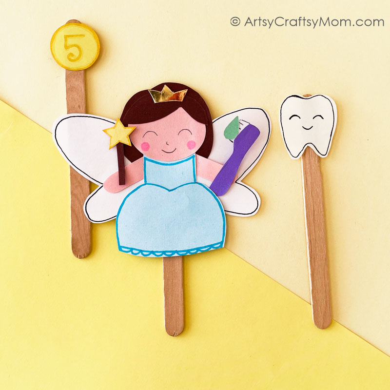 Cute Printable Tooth Fairy Craft for Kids 11 We hope this tooth fairy craft inspires kids to keep their teeth clean - you sure want to impress the tooth fairy when it's time for her to pay you a visit!