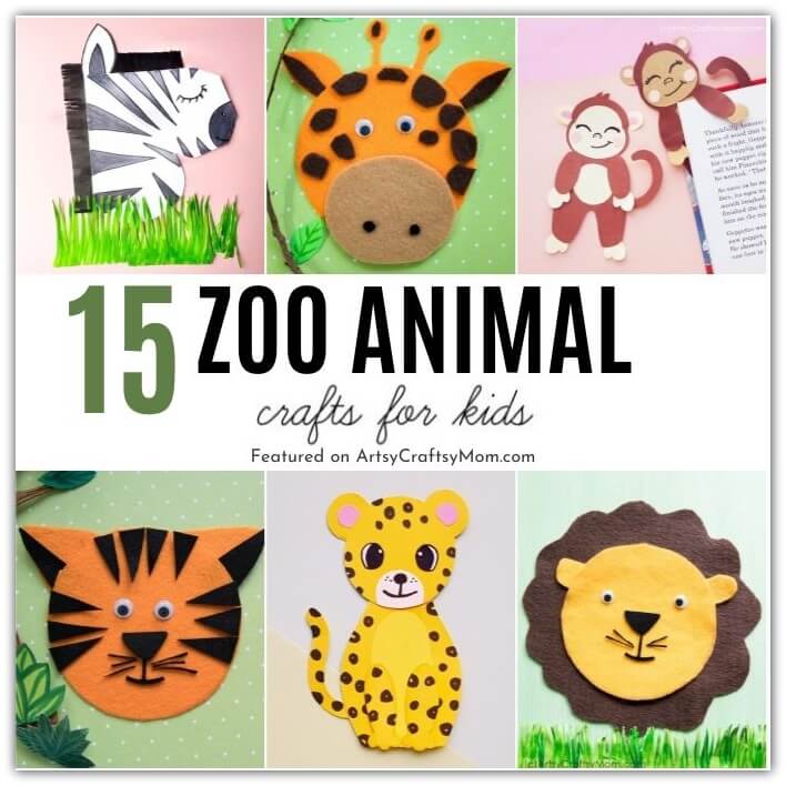 We've got the perfect zoo animal crafts to celebrate this Zoo Lovers Day on 8th April! Get ready to learn more about our wild, wild friends!