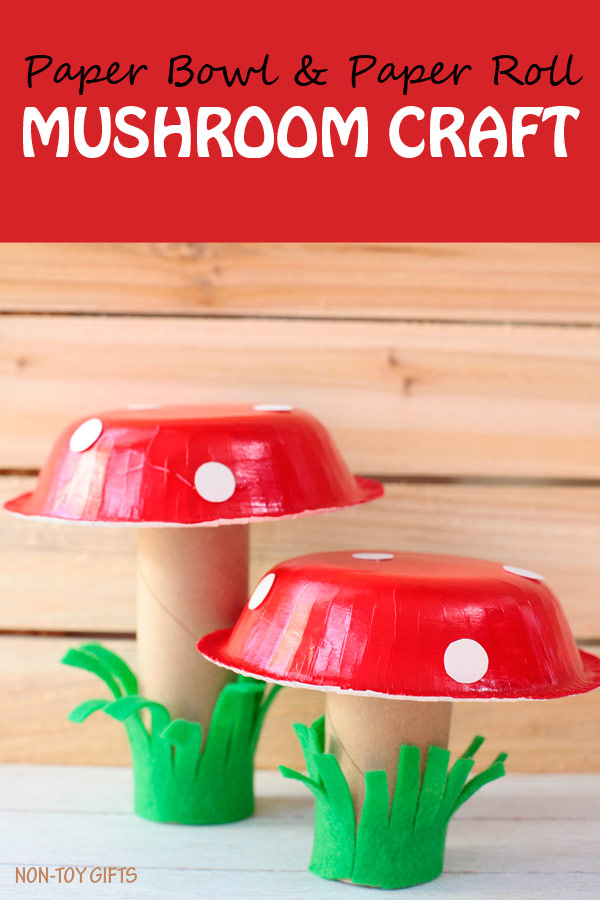 How fun are these mushroom crafts for kids? We've shown you how to make mushrooms out of paper cups, egg cartons, paper bowls and more!