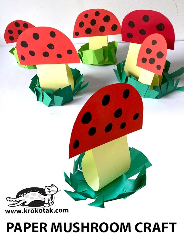 How fun are these mushroom crafts for kids? We've shown you how to make mushrooms out of paper cups, egg cartons, paper bowls and more!