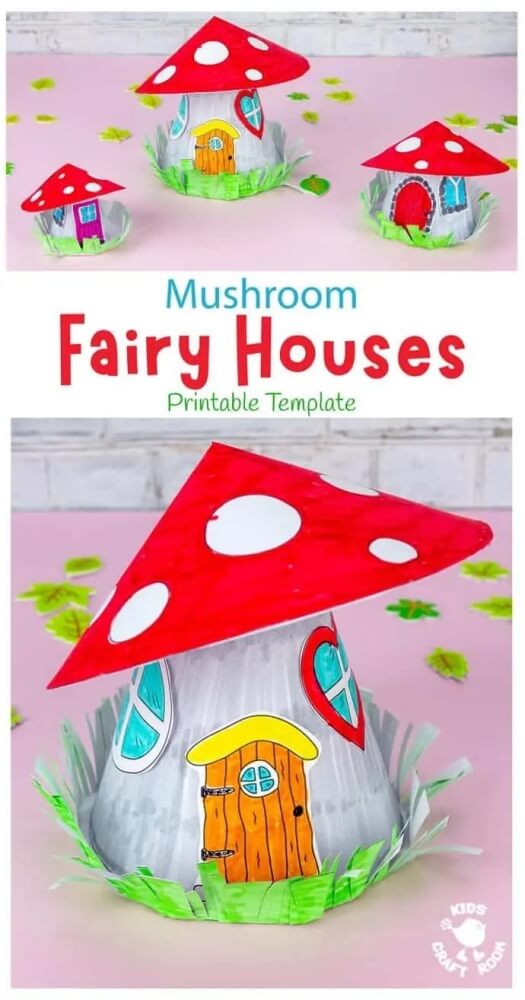 How fun are these mushroom crafts for kids? We've shown you how to make mushrooms out of paper cups, egg cartons, paper bowls and more!