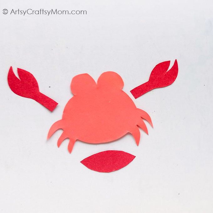 Cute Paper Plate Crab and Turtle Summer Craft for Kids 8 Crab Turtle Summer Craft 6