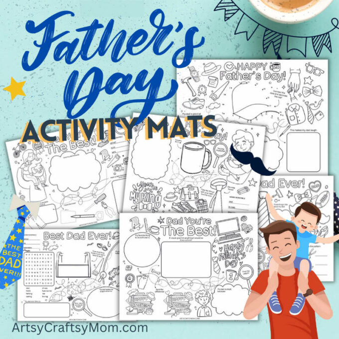 Fathers Day Activity Mats