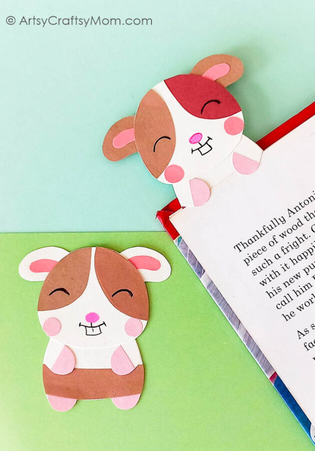 Guniea Pig Hug Bookmark FT 1