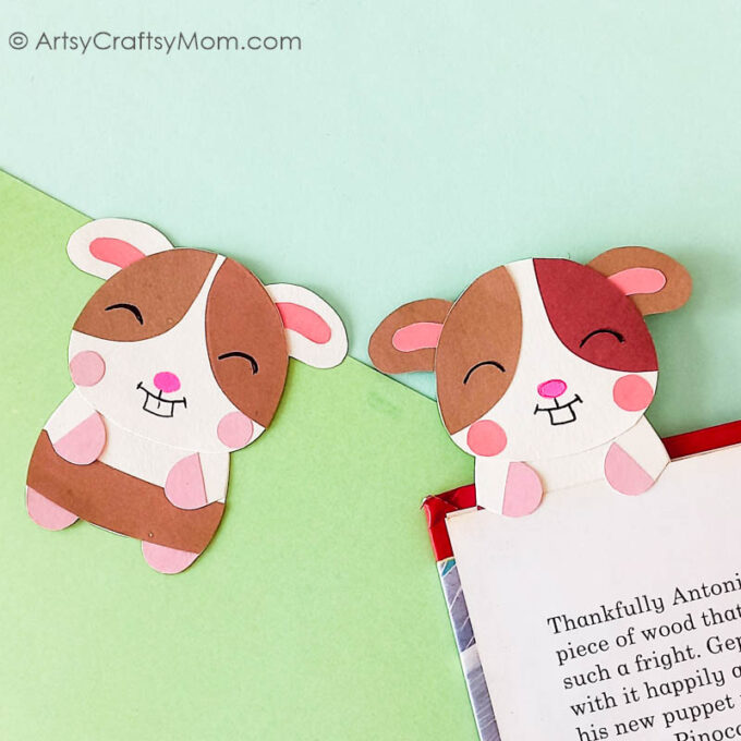 Guniea Pig Hug Bookmark Insta 1