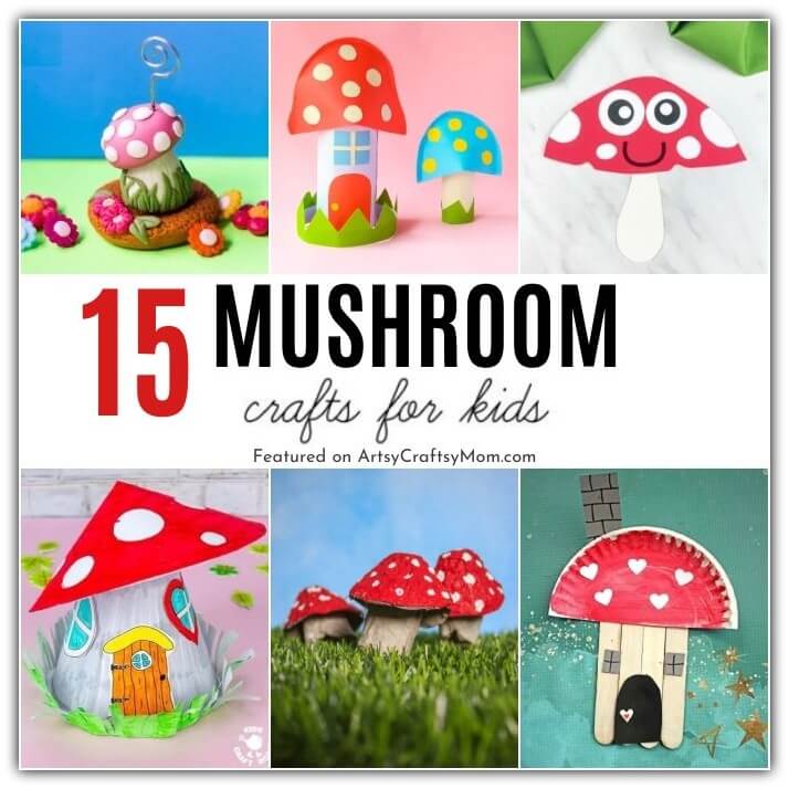 How fun are these mushroom crafts for kids? We've shown you how to make mushrooms out of paper cups, egg cartons, paper bowls and more!