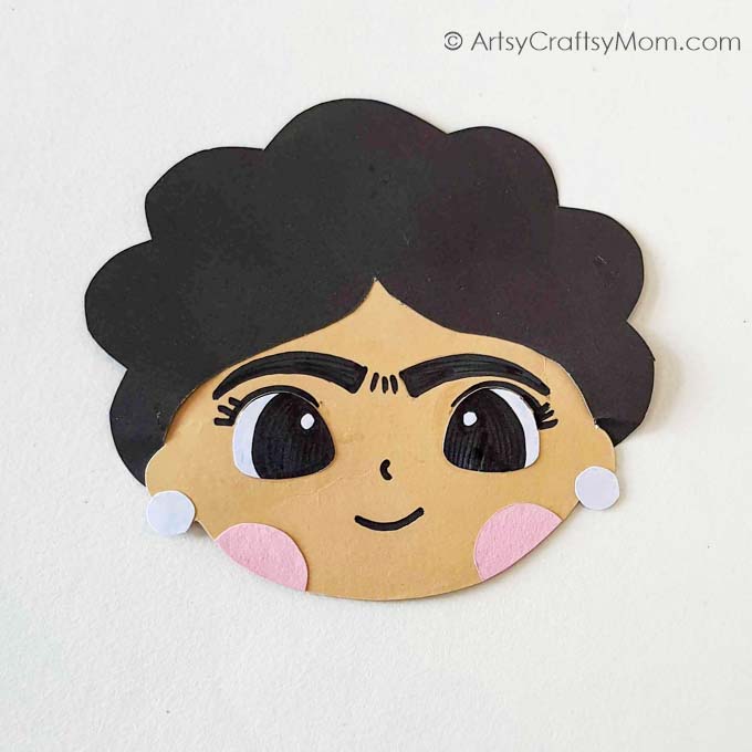 Gorgeous DIY Paper Bag Frida Kahlo Puppet 7 This beautiful Paper Bag Frida Kahlo Puppet is a great way for kids to learn about the feisty Mexican artist and celebrate her amazing work.