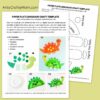 Cute and Easy Paper Plate Dinosaur Craft for Kids