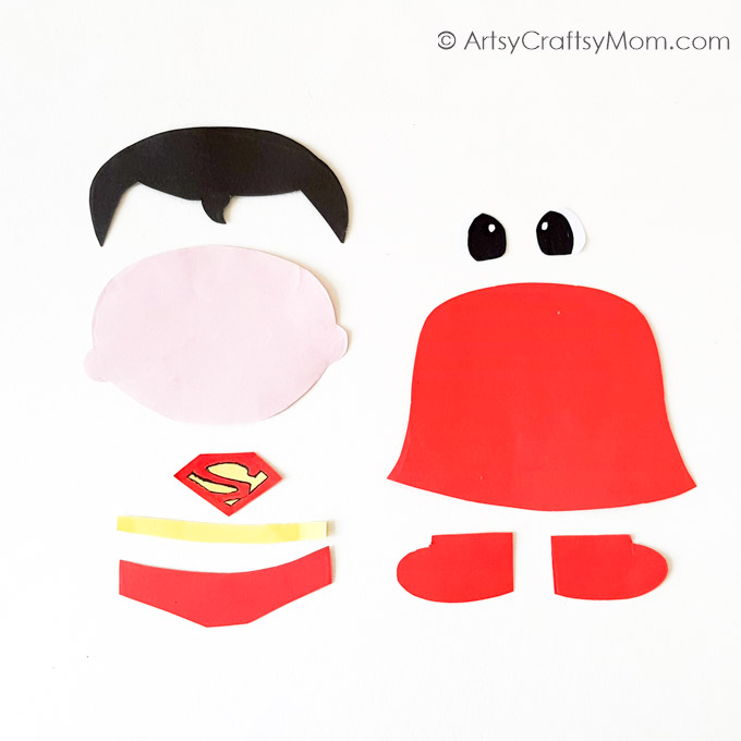 Here's an easy Paper Bag Superman Puppet Craft, perfect for kids to make on Superman Day or for their very own Superman on Father's Day!