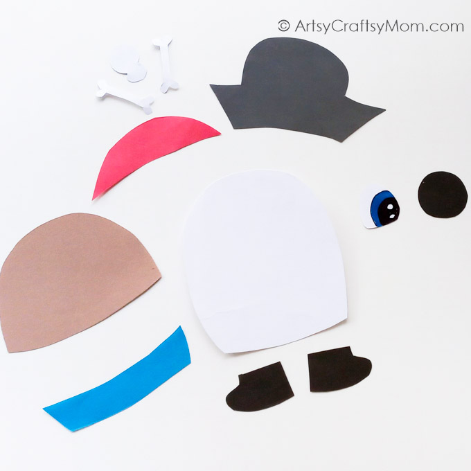 Cute and Playful Pirate Paper Craft for Kids 3 Pirate Craft 1