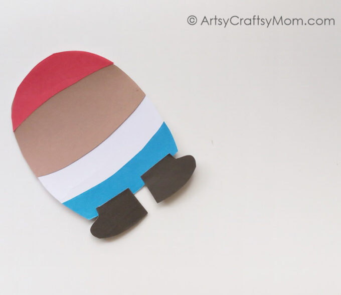 Cute and Playful Pirate Paper Craft for Kids 9 Pirate Craft 7 e1683799823385